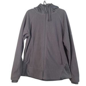 Columbia Fleece Gray‎ Jacket with Hoodie